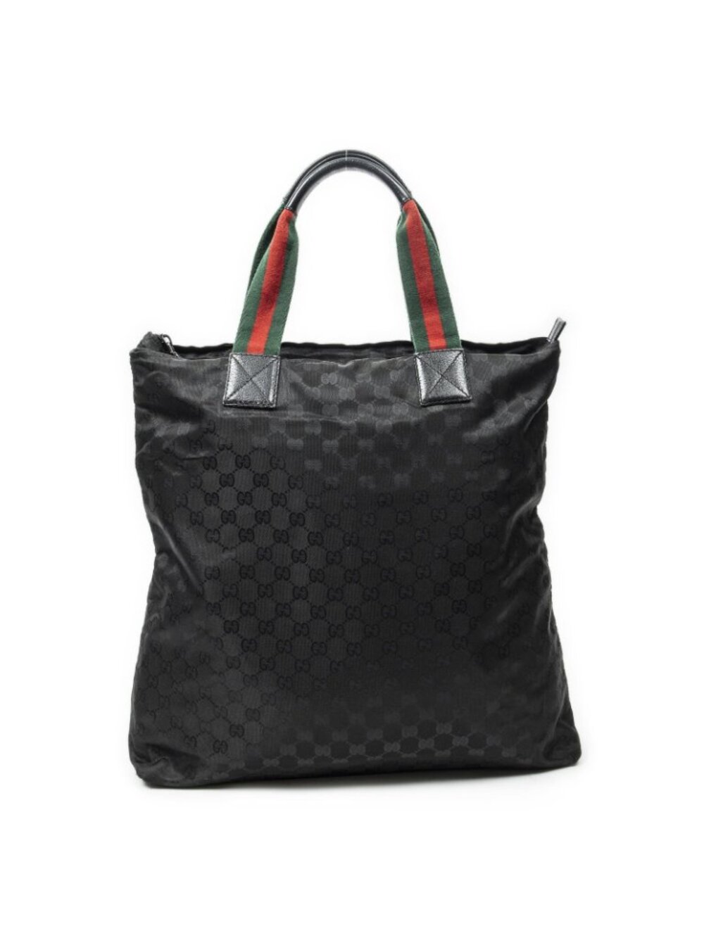 Gucci Vertical Tote Black GG Nylon Canvas - Picture 5 of 10